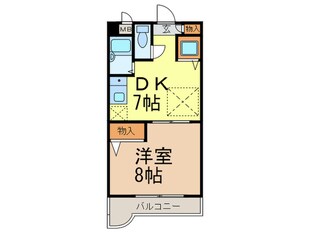 置地マンションの物件間取画像